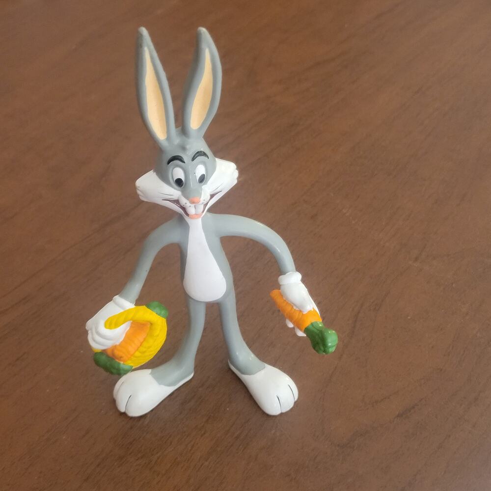 Vintage 1988 Applause Bugs Bunny Bendable Figure Figurine Action figure Toy